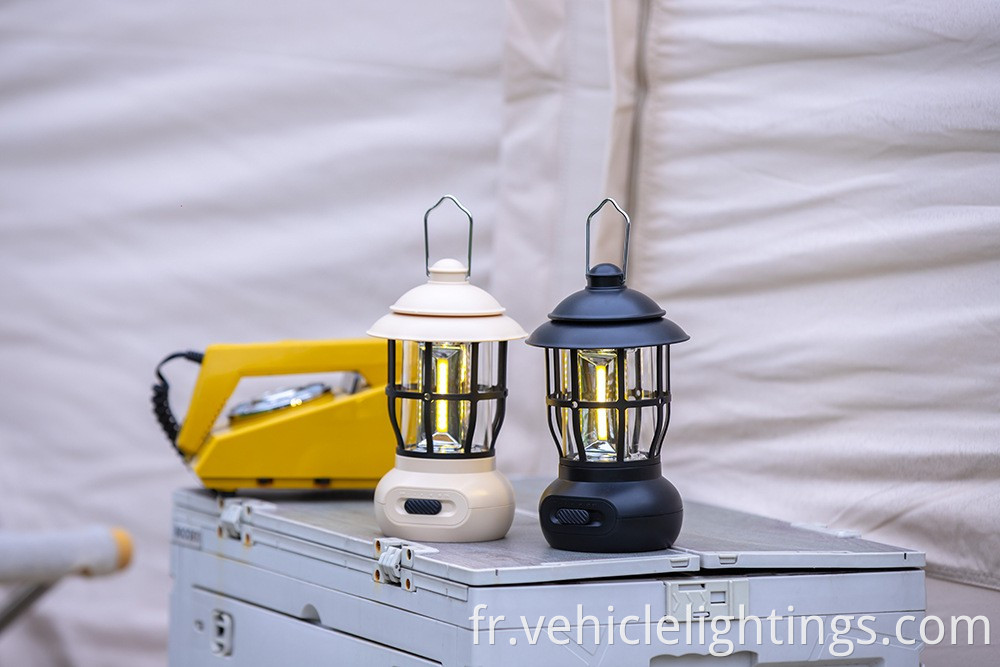 2023 Lumière de camping extérieur lumière de camping USB